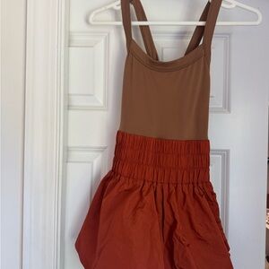 FP Movement by Free People Brown and Rust Dress